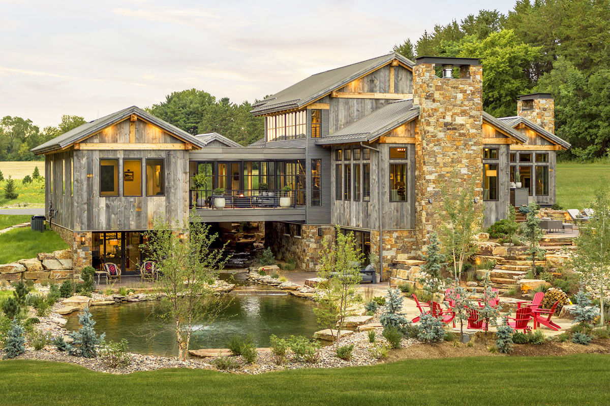 Modern Country Lodge with Private Pond - Afton, Minnesota