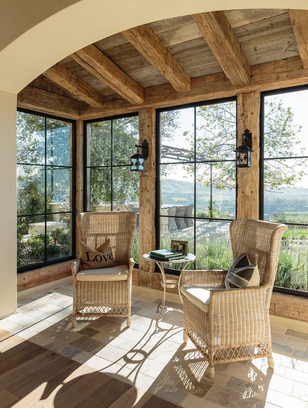 Rustic Mediterranean Style Stone Villa - Orange County, California Provençal Style Stone Villa