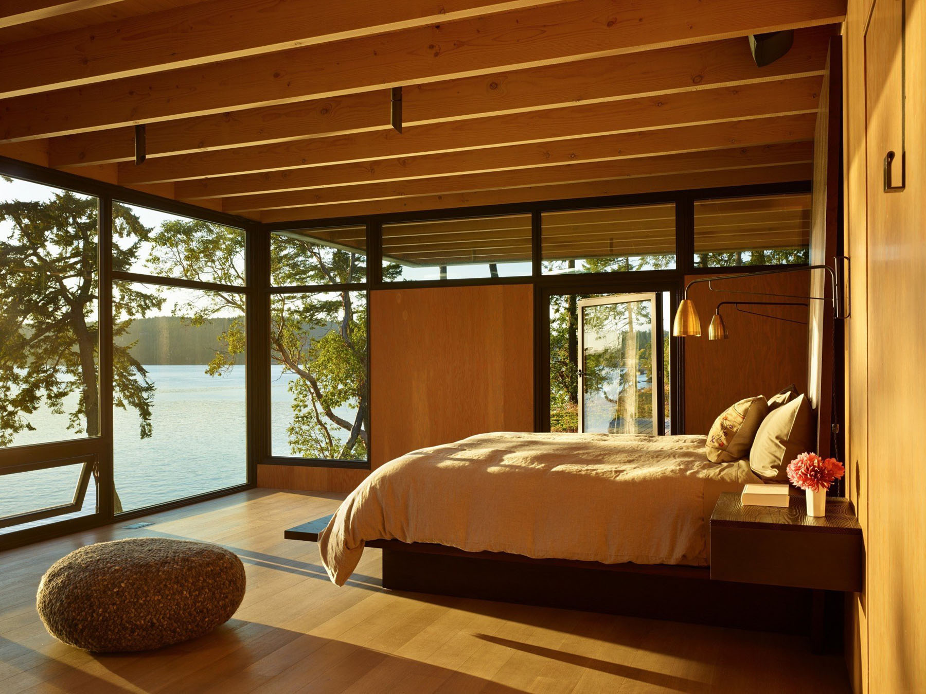 San-Juan-Islands-Waterfront-House_12 Bedroom with Water View
