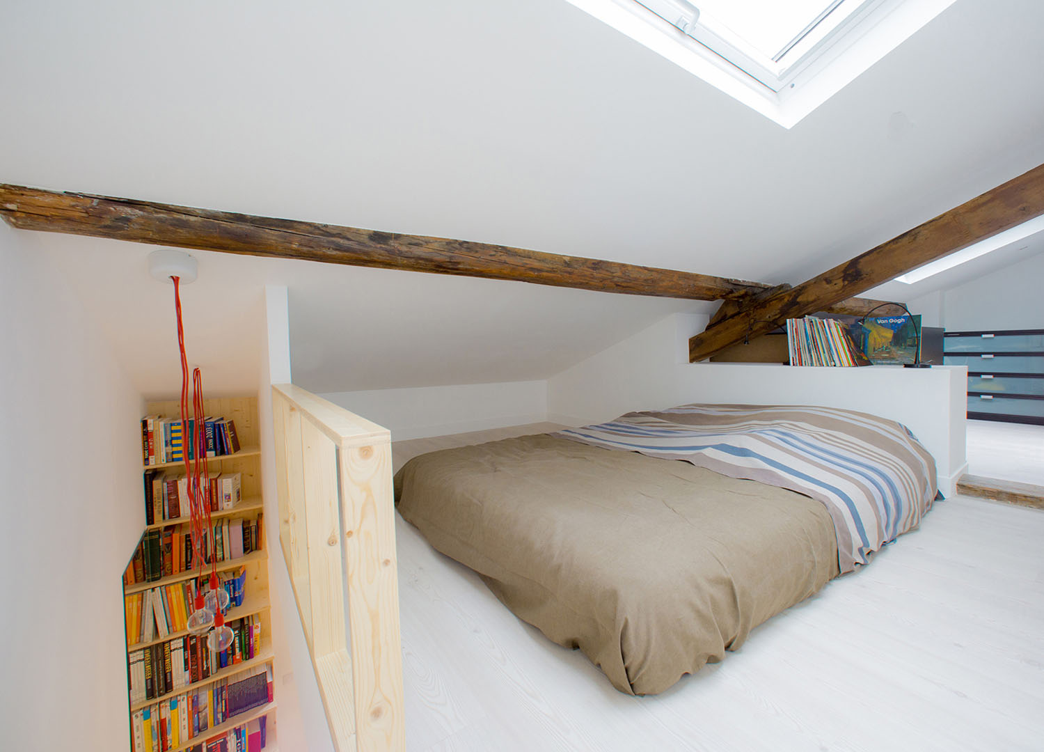 Schemaa-Paris-Apartment_5 Attic Bedroom Loft