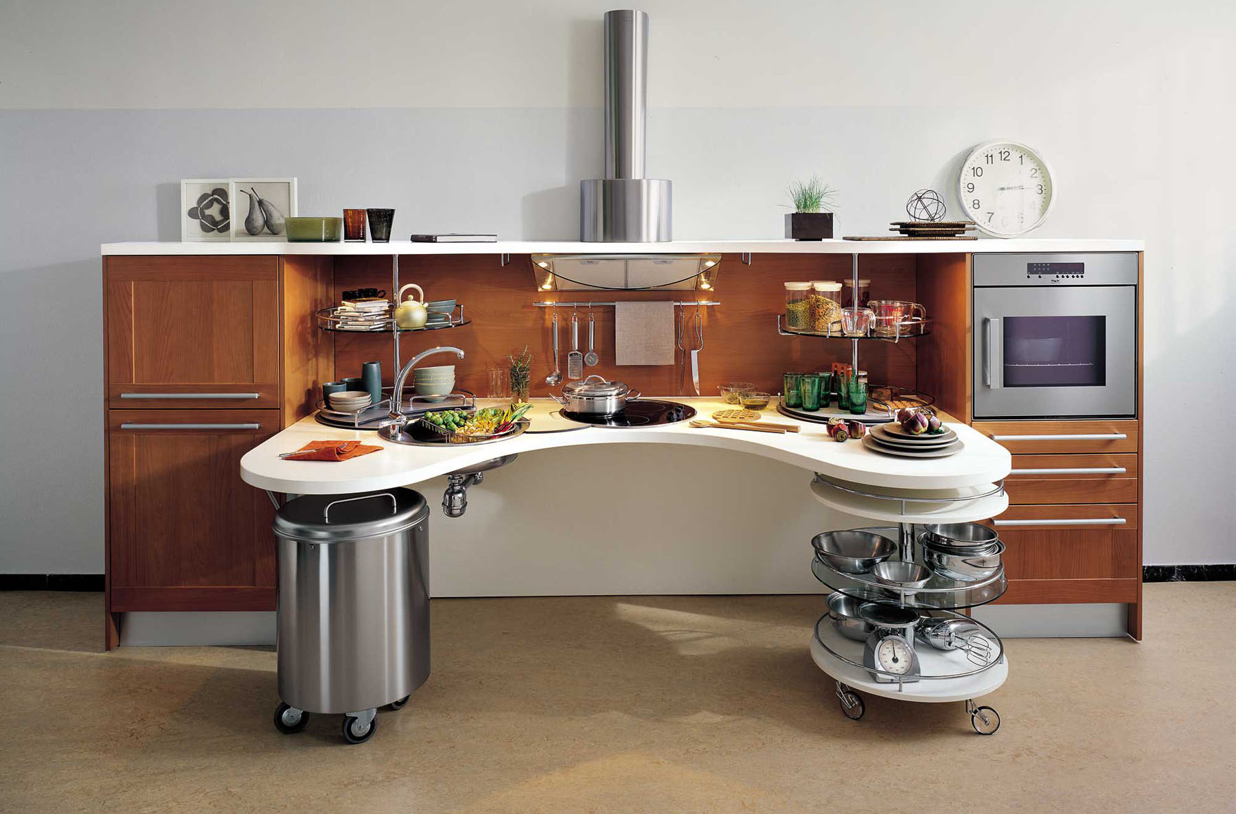 Skyline-Lab-Snaidero_15 Functional Modern Kitchen Unit with Wheelchair Access
