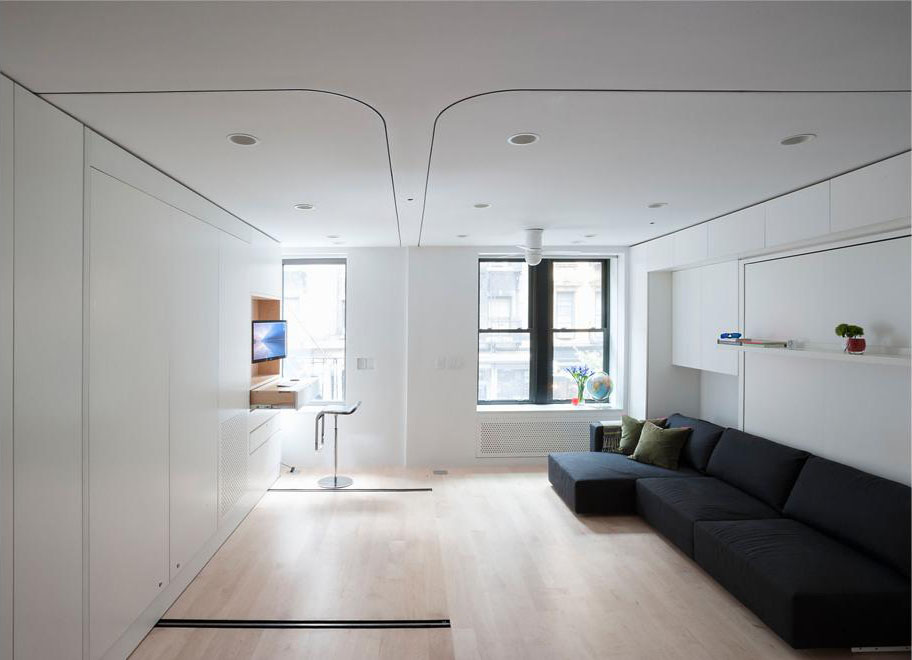 Smart Studio Apartment Design New York