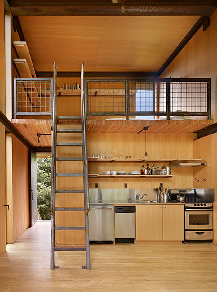 Sol-Duc-Cabin-Olson Kundig_5 Tiny Country Cabin Kitchen