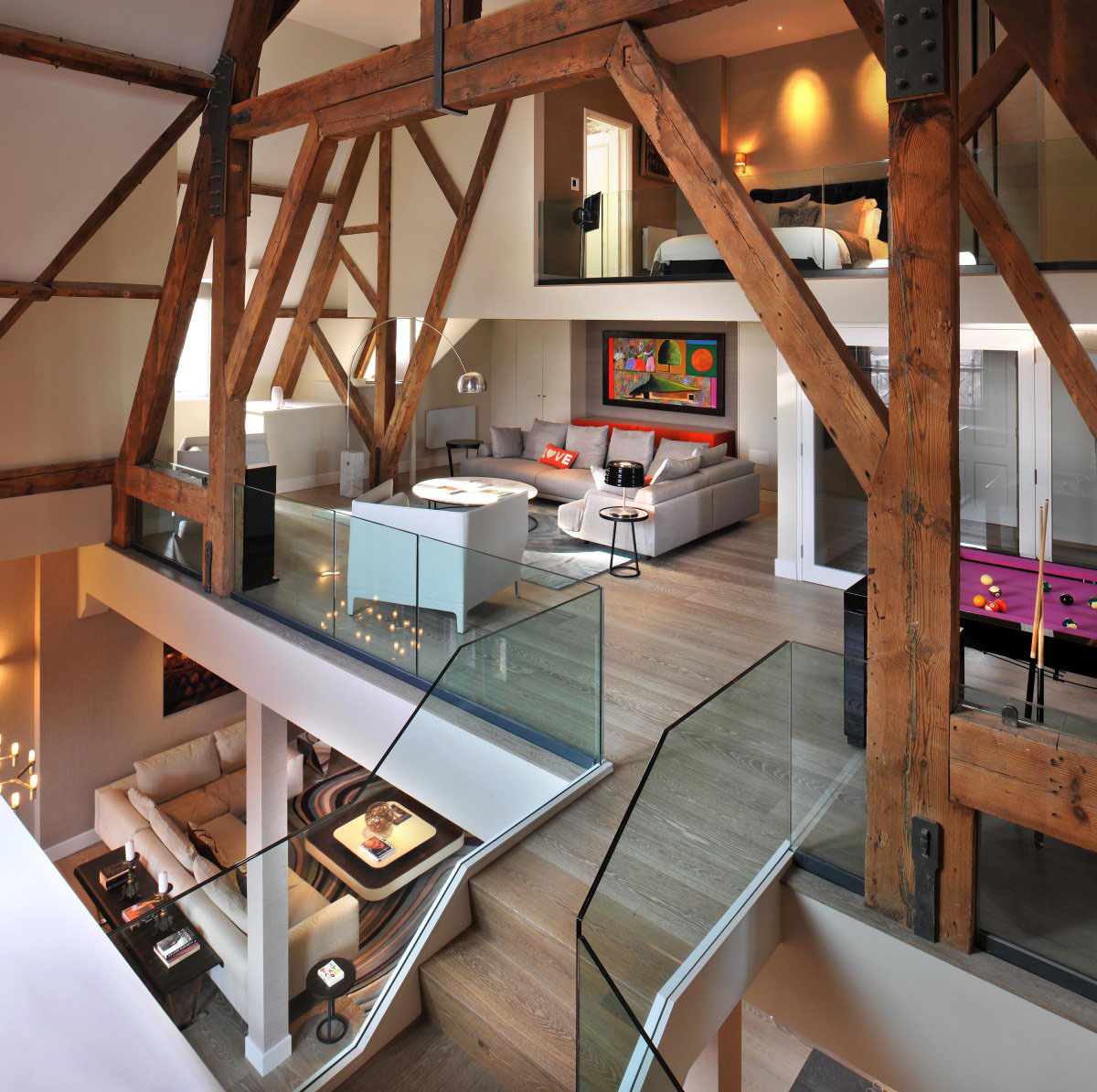 St-Pancras-Penthouse-London_1 Modern London Loft Apartment