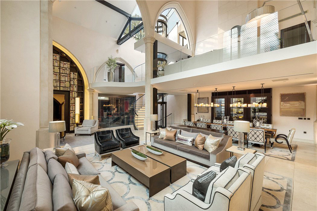Knightsbridge Luxury Home Church Conversion - London, England, UK