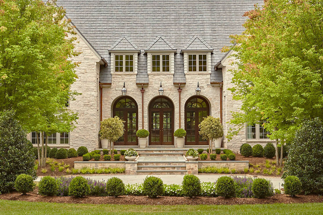 Stately Stone Mansion with Timeless Classic Design - Charlotte, North Carolina