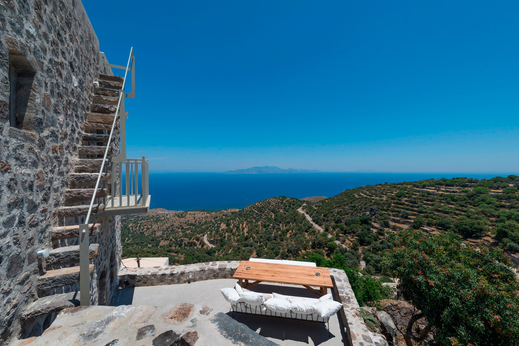 Sterna-Nisyros-Residence_8 Stone House Terrace on Greek Island Nisyros