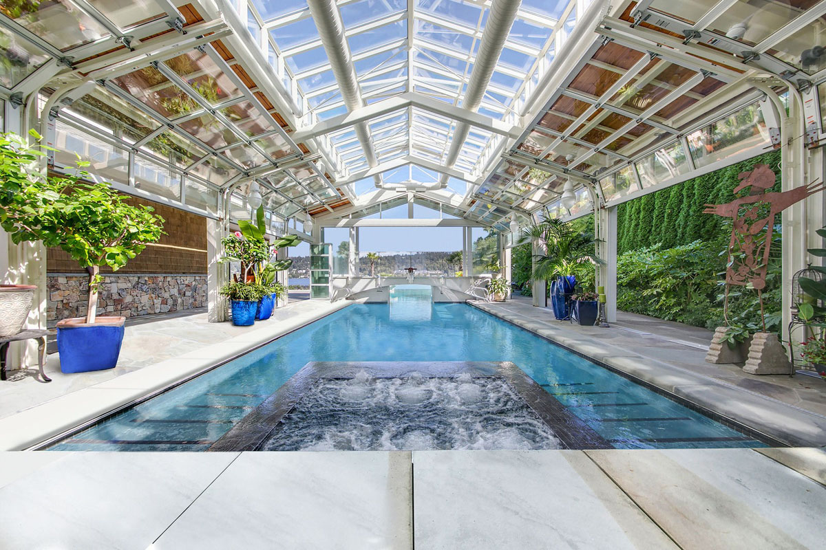Lakeside Oasis with Indoor-Outdoor Pool - Issaquah, Washington