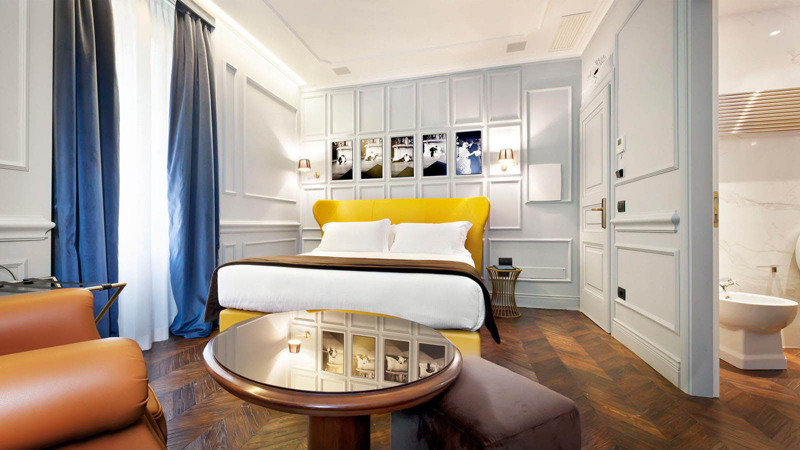 The-Corner-Rome_5 Elegant Chic Interior Bedroom Design