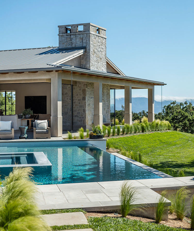 Modern Country Estate with Ranch Style Farmhouse