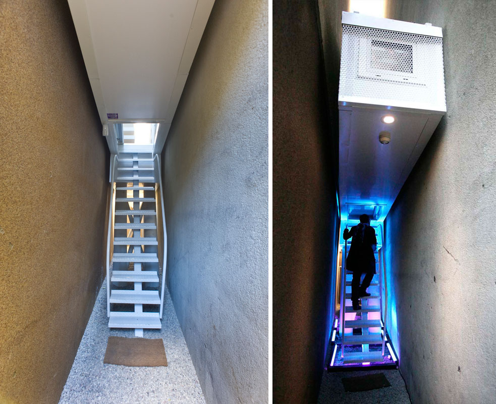 The-Keret-House_4 Tiny Micro House Entrance