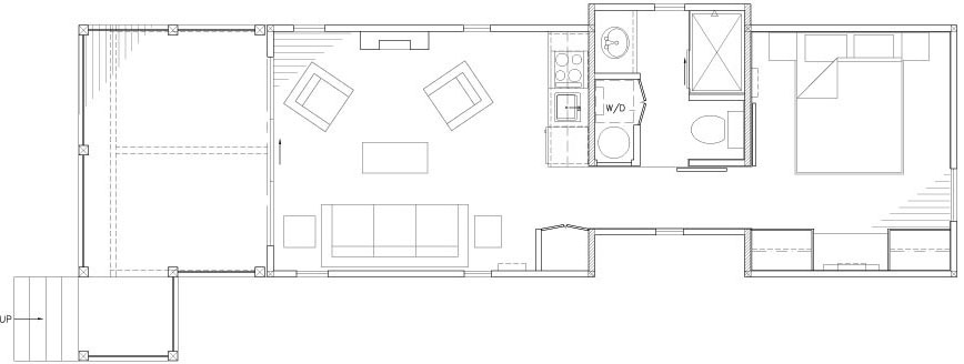 The-Wedge-Tiny-Cabin_10 The Wedge Tiny House Floorplan