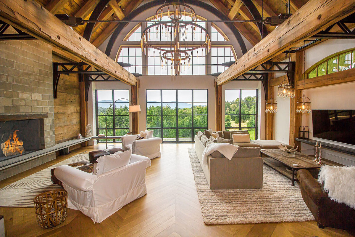 Rustic Timber Frame Mountain Home - Stratton, Vermont