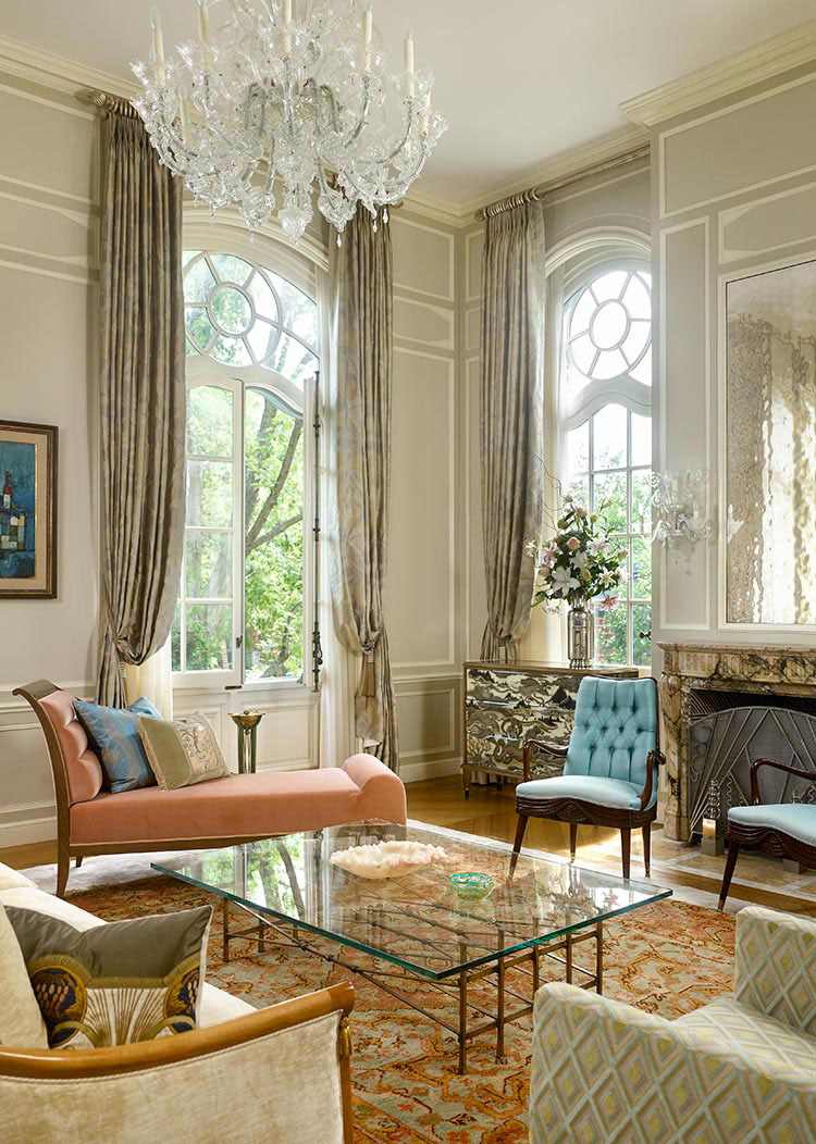 A City House with Contemporary Classical Decor