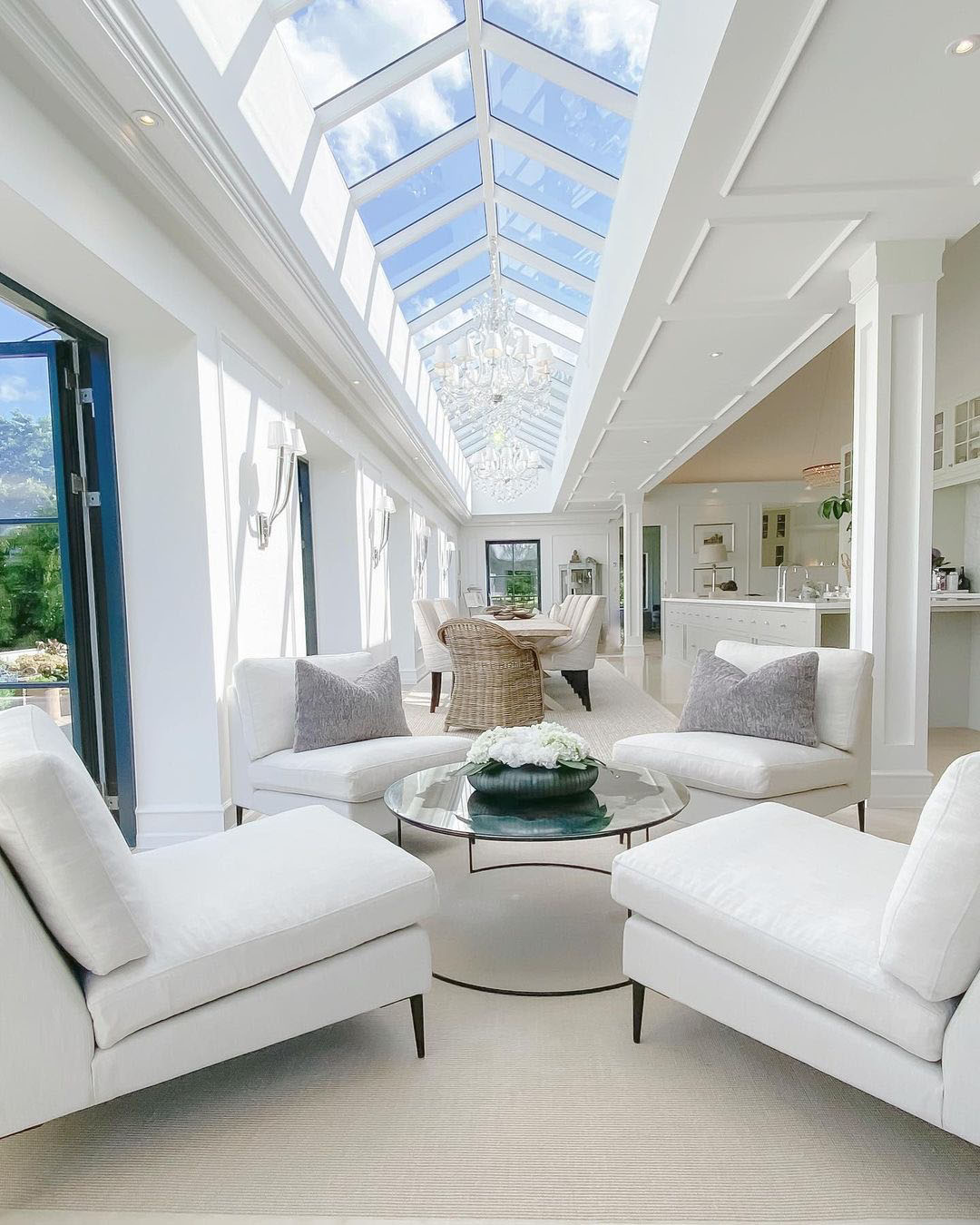 Luxury Contemporary Home with Skylight