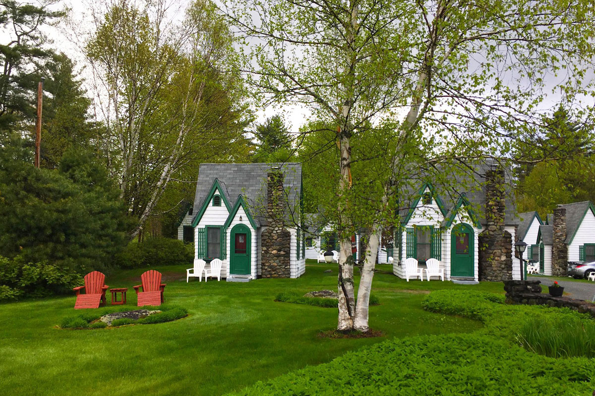 Cozy Cabins in a Cute Fairytale Village Setting