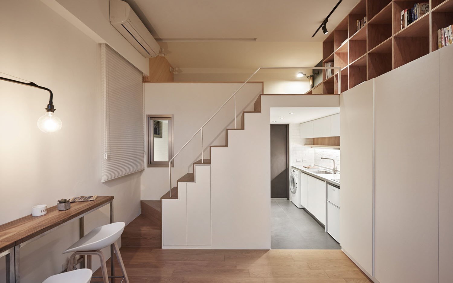 tiny-studio-loft-flat-taipei-taiwan_2 Micro Studio Apartment