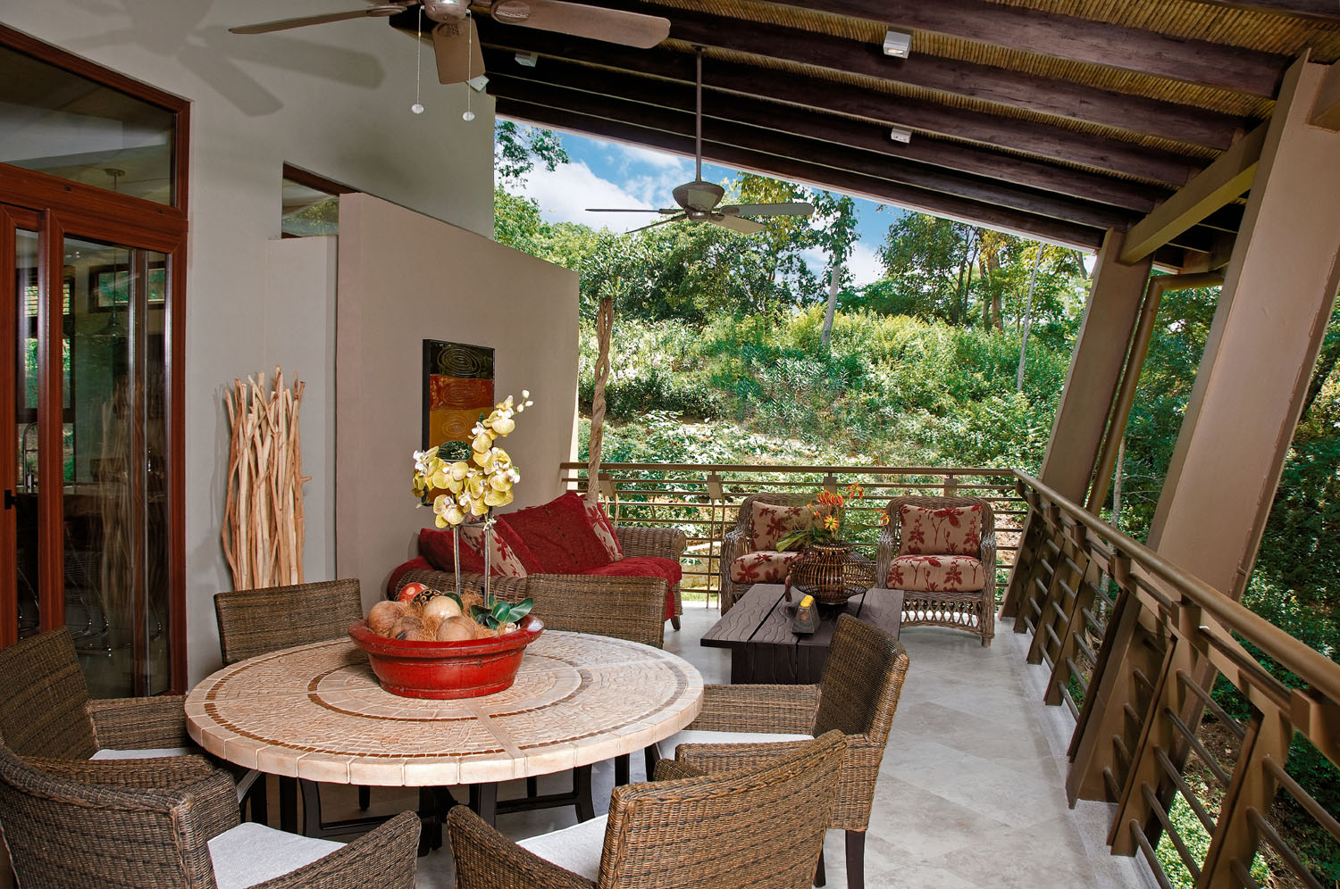 Tropical-Modern-Vacation-Home-Guanacaste-Costa-Rica_7 Outdoor Veranda in the Forest