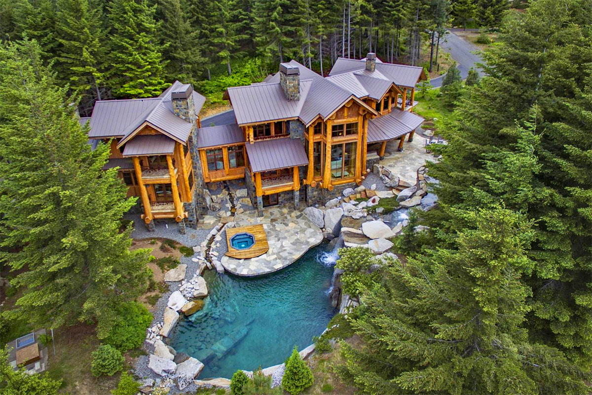 Tumble Creek Resort Golf Estate Log Home - Cle Elum, Washington