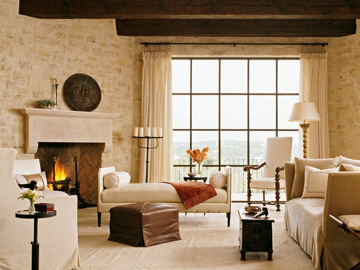 Stone Villa with Blend of Classic and Modern - Austin, Texas