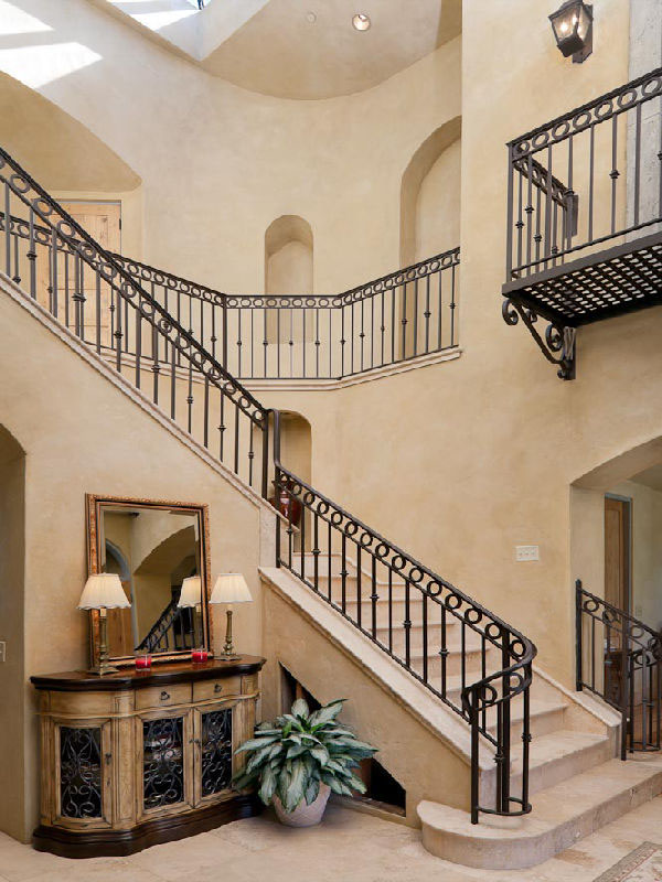 Tuscan-Style-Villa-California_5 Tuscan-Interior-Stairway