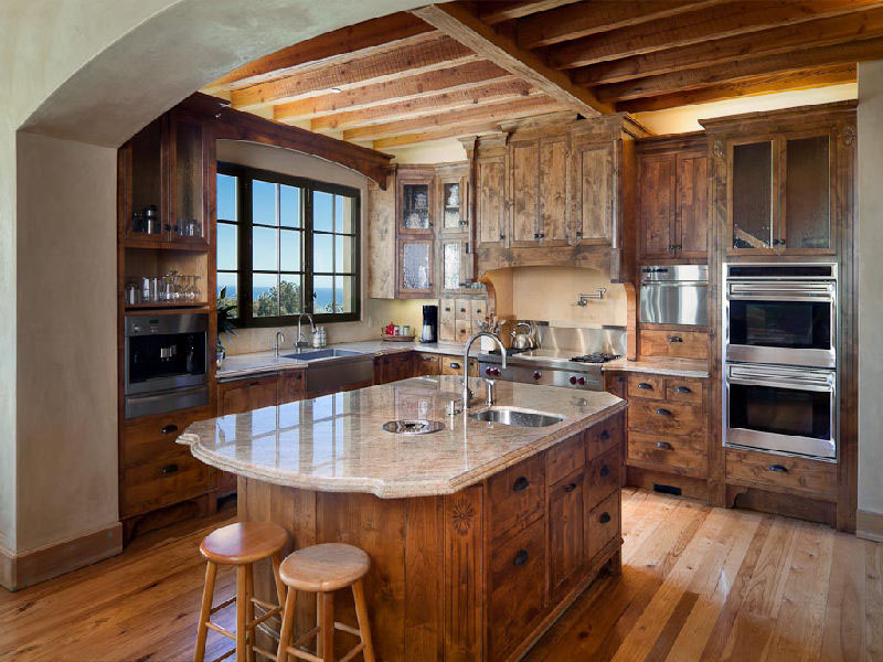 Tuscan-Style-Villa-California_9 Tuscan-Style-Kitchen