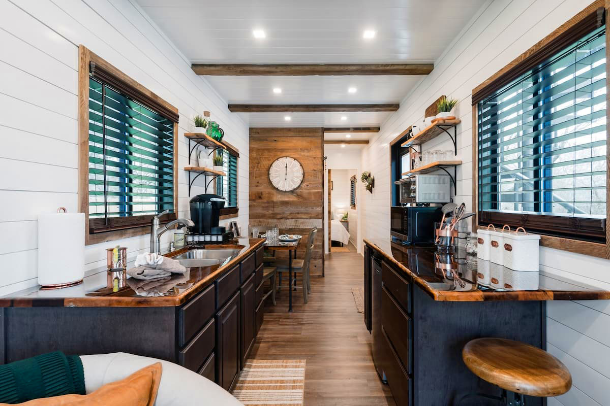 Two-Storey Shipping Container Tiny Vacation Home