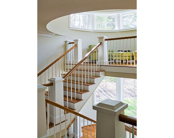 Unique Staircase Sitting Nook