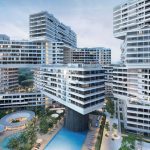 The Interlace Vertical Village Apartment Complex in Singapore by Ole Scheeren