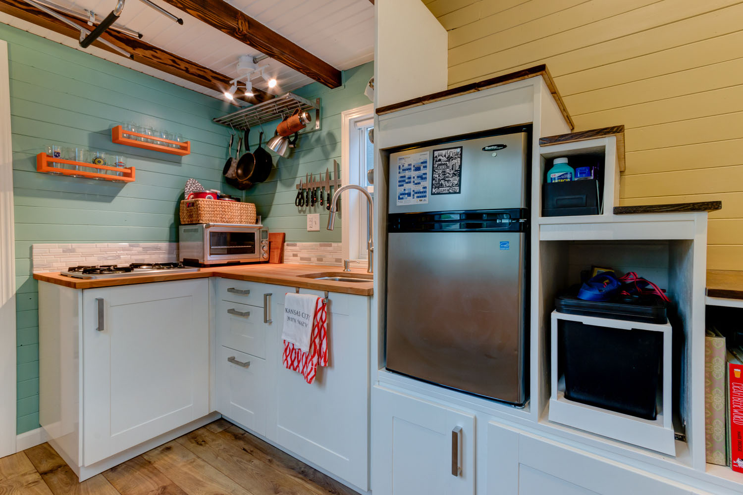 Wanderlust-Tiny-House-on-Wheels_7 Fully Equipped Tiny House Kitchen