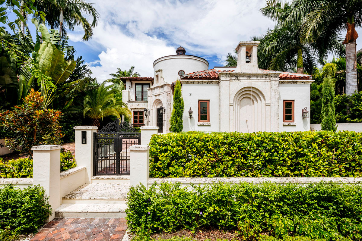 Waterfront Classical Mediterranean Castle - Miami, Florida