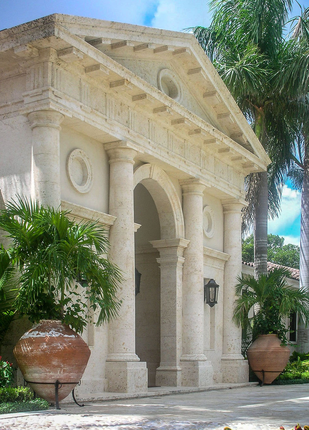 Waterfront Mansion with Classical Architecture - Indian Creek, Florida
