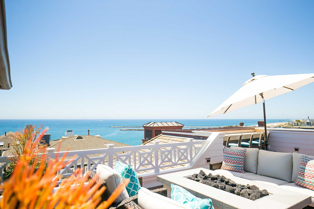 West Coast Tropical Style Home - Corona Del Mar, Newport Beach, California