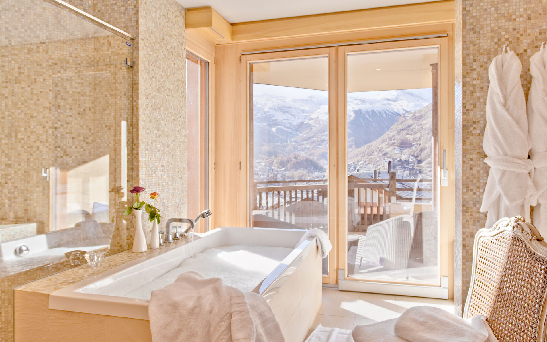 Zermatt-Ski-Chalet-Grace_16 Mountain View Bathroom